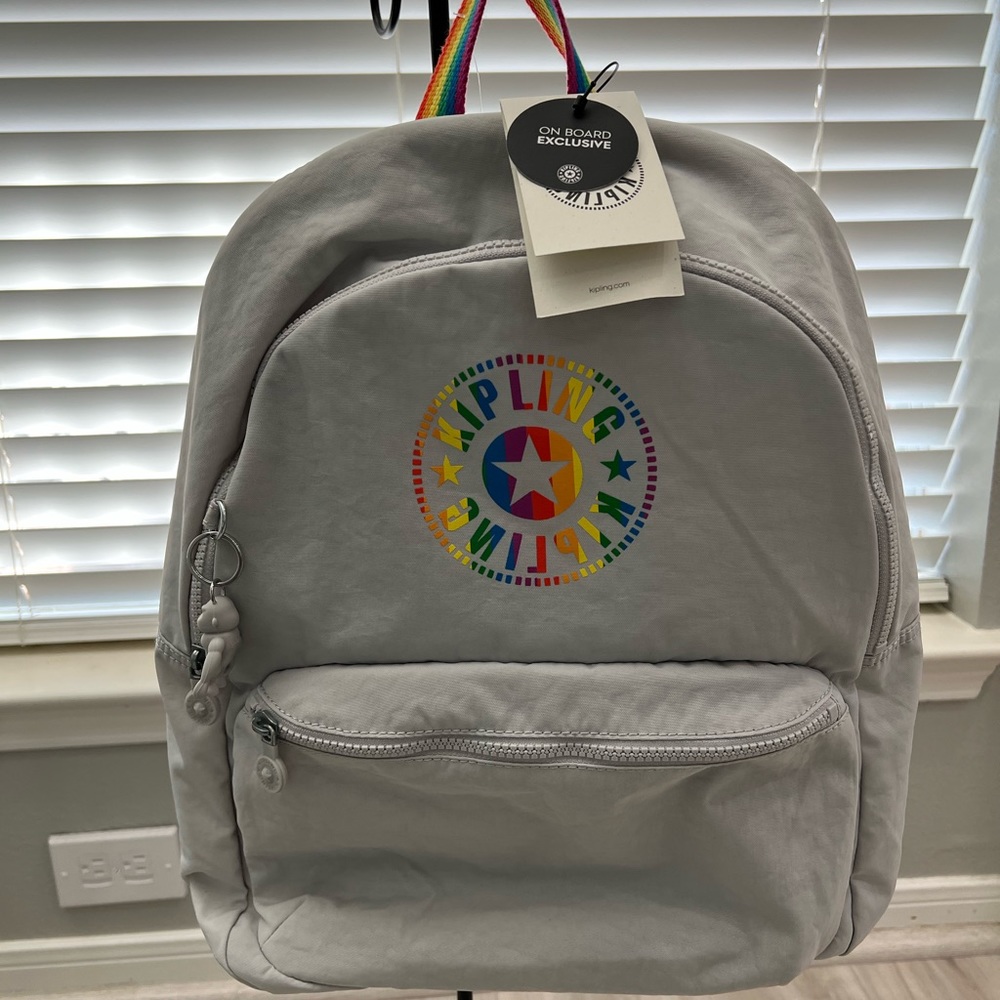 🏳️‍🌈❤️NWT - Kipling Live Light Kiryas Rainbow Pride Backpack❤️🏳️‍🌈